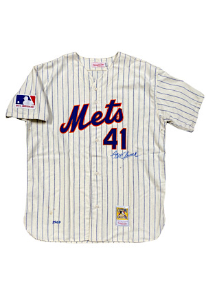 2009 Tom Seaver NY Mets 1969 World Series Ceremony Worn & Autographed Jersey (Photo-Matched • MLB Auth & Mets)