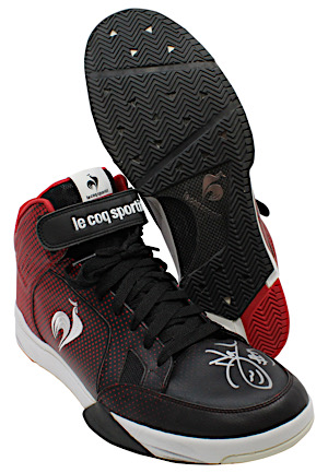 2012-13 Joakim Noah Chicago Bulls Game-Used & Dual-Autographed Shoes