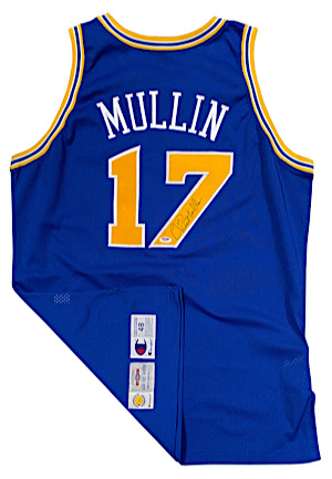 1996-97 Chris Mullin Golden State Warriors Game-Used & Autographed Jersey (PSA Sticker)