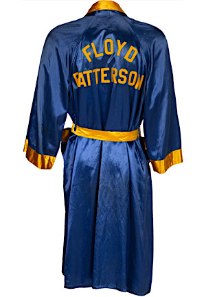 Early 1950s Floyd Patterson Fight-Worn Robe (Family & Craig Hamilton LOAs)