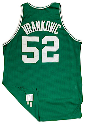 1990-91 Stojko Vrankovic Boston Celtics Game-Used Road Jersey