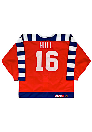 1992 Brett Hull NHL All-Star Game-Used Jersey (Apparent Photo-Match • Sourced From Adam Oates)
