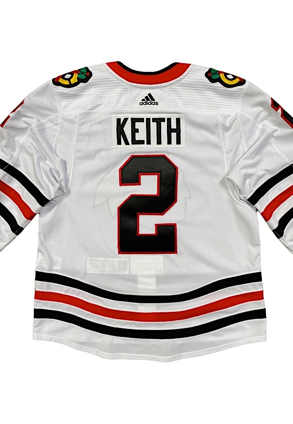 Lot Detail - 2019-20 Duncan Keith Chicago Blackhawks Game-Used Jersey  (Photo-Matched • Blackhawks LOA • Repair)