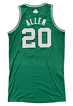 2010-11 Ray Allen Boston Celtics Game-Issued Road Jersey