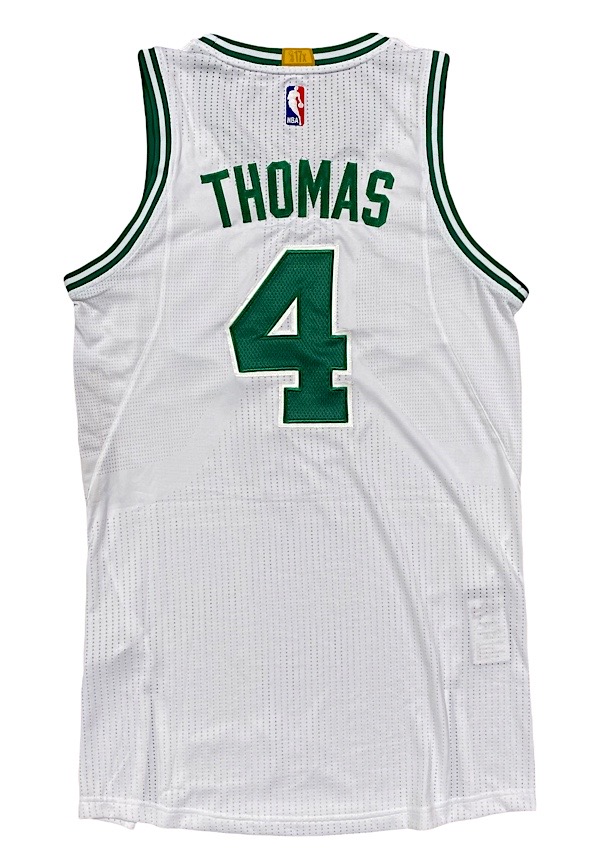 Lot Detail - 2016-17 Isaiah Thomas Boston Celtics Game-Issued Home Jersey
