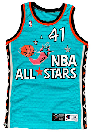 1996 Glen Rice NBA All-Star Game-Used & Signed Jersey (Photo-Matched • JSA)