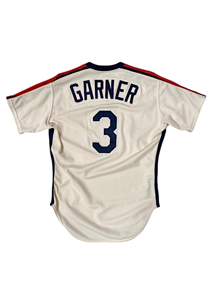 1987 Phil Garner Houston Astros Game-Used & Autographed Jersey