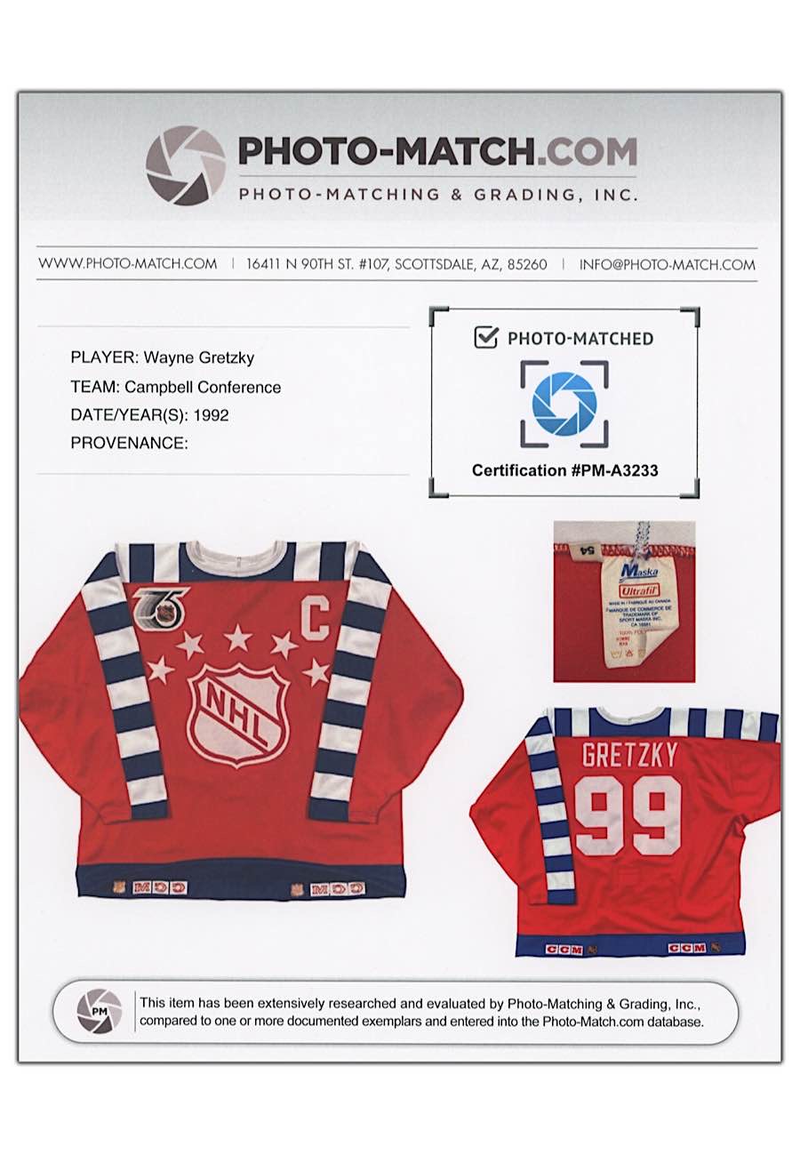 Lot Detail - Wayne Gretzky Signed Authentic 1980 All-Star Game Hockey Jersey  w/ Ticket From Game (Gretzky's First ASG) - Gretzky Authenticated