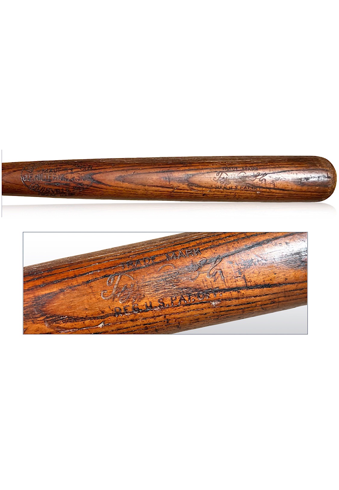 1905 Ty Cobb Detroit Tigers Rookie Vault Marked Game-Used Bat (PSA/DNA GU 10 • Earliest Known & Best In Existence)