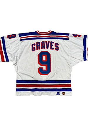 1996-97 Adam Graves NY Rangers Game-Used Jersey (Photo-Matched • Repairs • MeiGray & Rangers Team Tag)