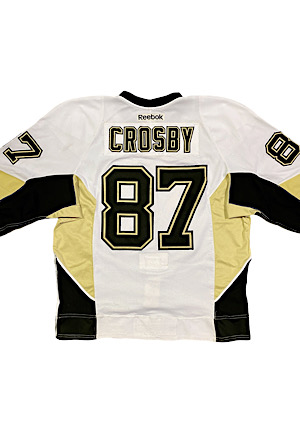 2011-12 Sidney Crosby Pittsburgh Penguins Playoffs Game-Used Jersey (Photo-Matched • Penguins LOA • Worn In 3 Games)