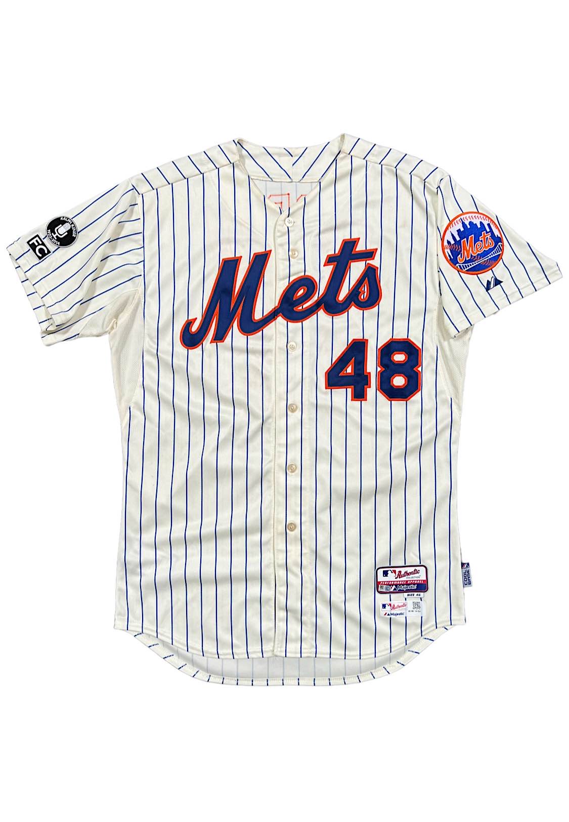 Lot Detail - 2015 Jacob deGrom Game Used & Signed New York Mets Road Jersey  Used on 7/8/2015 (MLB Authenticated)
