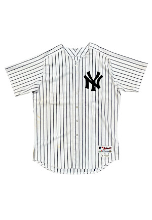 5/23/2012 Derek Jeter NY Yankees Game-Used Home Jersey (Photo-Matched • MLB Auth • Yankee Steiner)