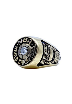 1955 Dolph Schayes Syracuse Nationals NBA World Champions Ring (Schayes Family LOA)