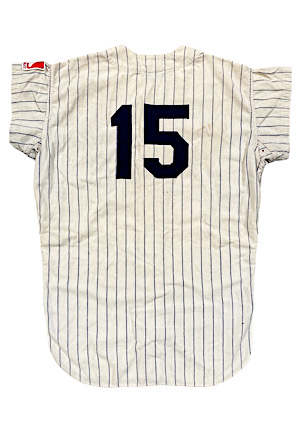 1969 Tom Tresh/Thurman Munson Rookie NY Yankees Game-Used Home Uniform (2)(Sourced From NY Police Officer • Family LOA)