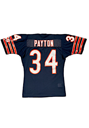 Mid 1980s Walter Payton Chicago Bears Game-Used Jersey (Repair)