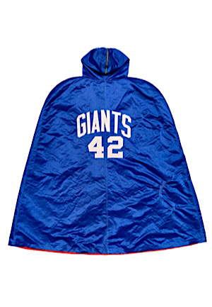 Late 1960s NY Giants Player Worn Sideline Cape (Repairs)
