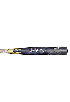 2021 Aaron Judge NY Yankees Game-Used & Signed Multi Home Run Bat (PSA/DNA 9.5 • Photo-Matched • MLB Auth • Fanatics)