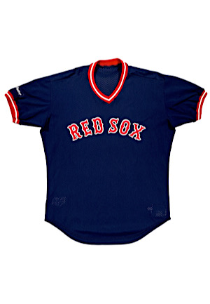 1989 Ted Williams Boston Red Sox Coaches Worn Spring Training Jersey