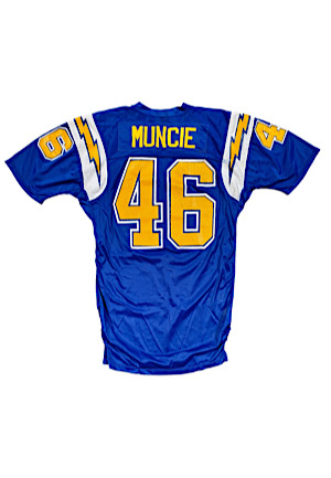 Early 1980s Chuck Muncie San Diego Chargers Game-Used Jersey
