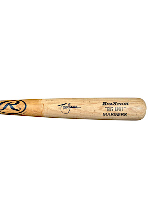 1997 Randy Johnson Seattle Mariners Game-Used & Signed Bat (PSA/DNA)