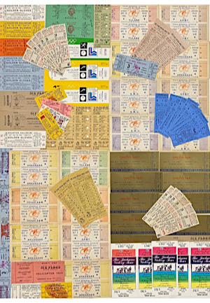 Dealer Lot Of Assorted Vintage Tickets