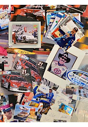 Large Dealer Lot Of Racing Sports Items Including Autographed