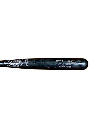 1991-94 Deion "Pop" Sanders Atlanta Braves Game-Used Bat (PSA/DNA GU 9)