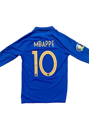 2019 Kylian Mbappe France National Team-Issued Jersey