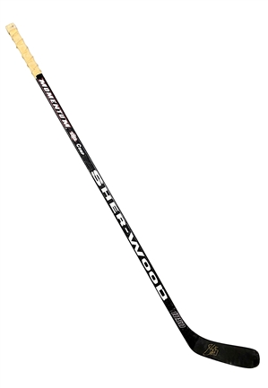 2005-06 Sidney Crosby Pittsburgh Penguins Rookie Game-Used & Signed Sher-Wood 1050 Stick (NHL Alumni LOA • JSA)