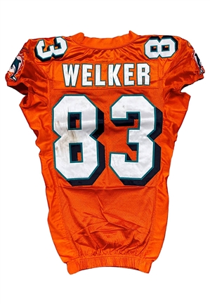 2004 Wes Welker Miami Dolphins Game-Used Jersey (Dolphins LOA)