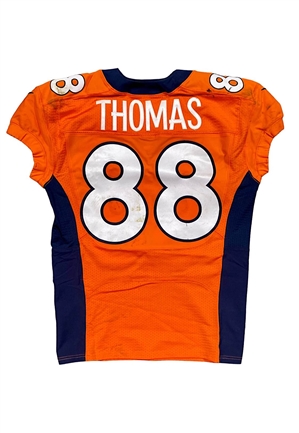 9/29/2013 Demaryius Thomas Denver Broncos Game-Used Home Jersey (Photo-Matched • Broncos & Panini LOAs)