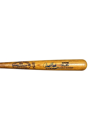 1969-72 Johnny Bench Cincinnati Reds Game-Used & Signed Bat (PSA/DNA GU 9.5 • Caked With Tar)