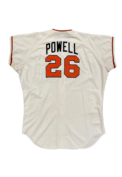 1967 Boog Powell Baltimore Orioles Game-Used & Signed Home Jersey (Graded 10)