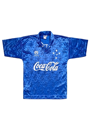 1993 Ronaldo Nazario Cruzeiro Rookie Game-Used Jersey