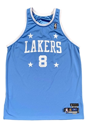 2004-05 Kobe Bryant LA Lakers Game-Issued Hardwood Classics Jersey