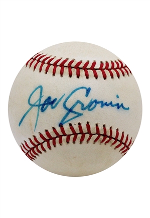 Joe Cronin Single-Signed OAL Baseball (PSA/DNA)