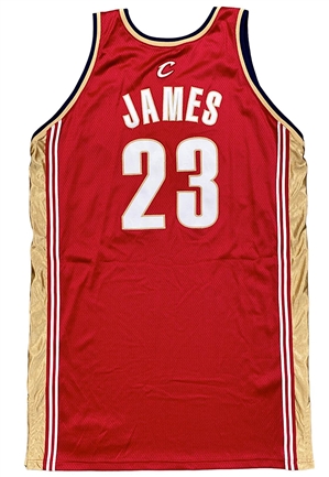 2003-04 LeBron James Cleveland Cavaliers Rookie Pro-Cut Jersey