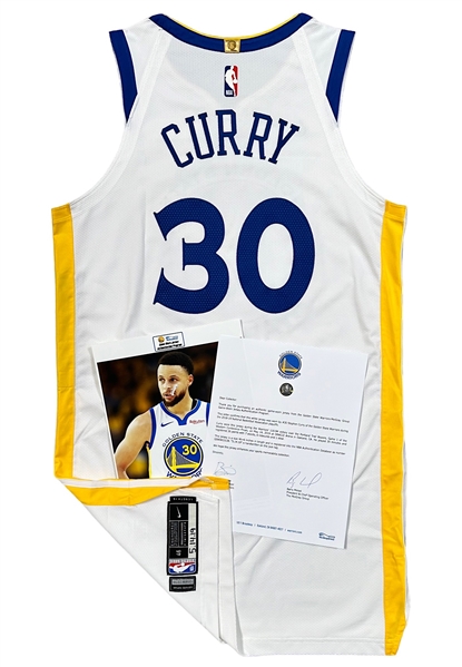 5/14/2019 Stephen Curry Golden State Warriors Western Conference Finals Game-Used Jersey (Team LOA & MeiGray Photo-Match)