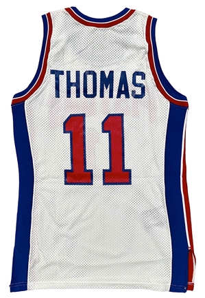 1988-89 Isiah Thomas Detroit Pistons Game-Used Jersey (Championship Season • Ballpark Heroes LOA)