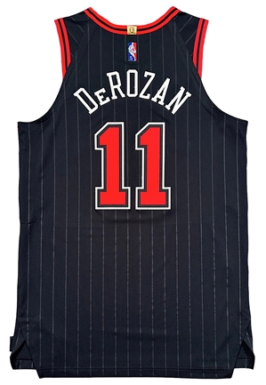 4/17/2022 DeMar Derozan Chicago Bulls NBA Playoffs Game-Used Statement Jersey (NBA LOA & MeiGray Photo-Matches)