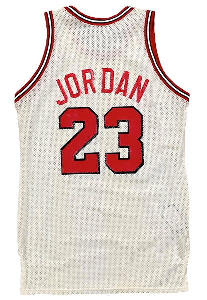 1986-87 Michael Jordan Chicago Bulls Game-Used Home Jersey (LOP • Obtained From Bulls Personnel)