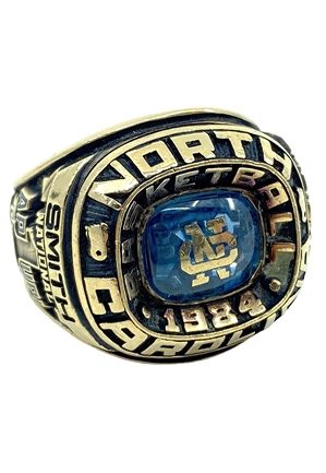 Dean Smith 1983-84 UNC Tar Heels ACC Championship Ring (Gift From Coach Smith To Our Consignor with LOP)