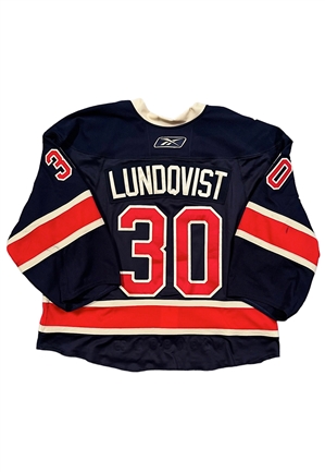 2/13/2011 Henrik Lundqvist NY Rangers Game-Used Heritage Jersey (Photo-Matched • Steiner LOA)