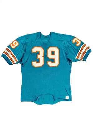 1969 Larry Csonka AFL Miami Dolphins Game-Used Jersey (Photo-Matched • Team Repairs)
