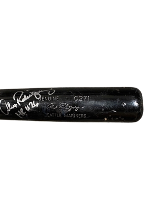 Alex Rodriguez Seattle Mariners Game-Used Home Run Bat (PSA/DNA Pre-Cert)