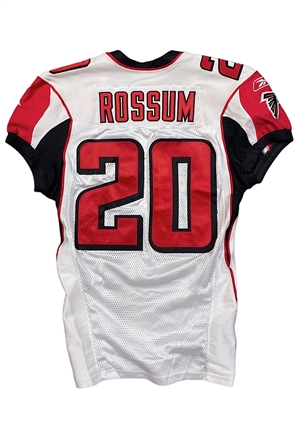 2004 Allen Rossum Atlanta Falcons Game-Used Jersey (Repair)