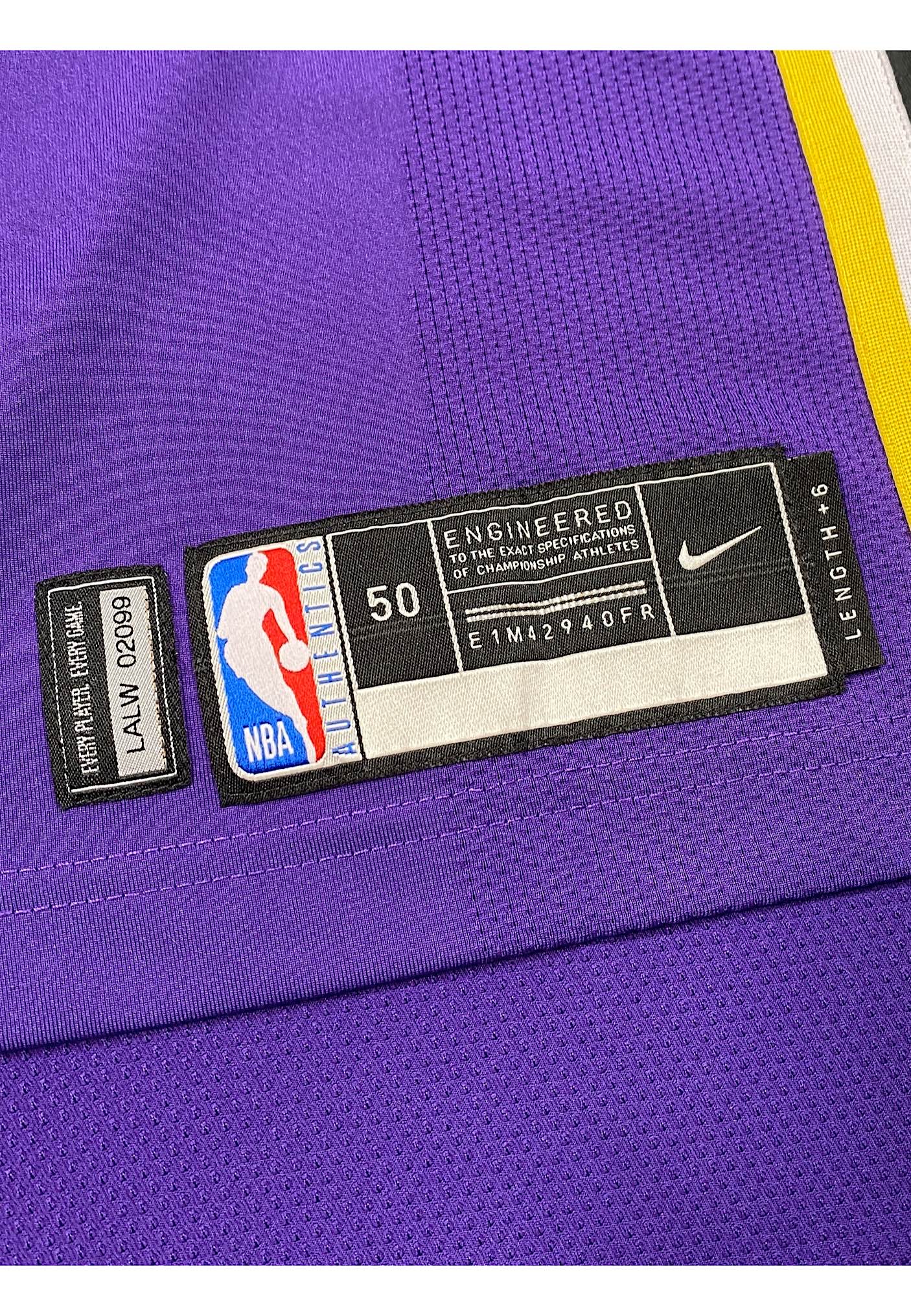 Lot Detail - 2018-19 LeBron James LA Lakers Game-Used Road Jersey