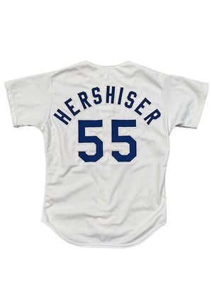Circa 1985 Orel Hershiser LA Dodgers Game-Used Jersey