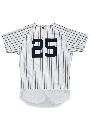 8/3/2022 Gleyber Torres NY Yankees Game-Used Jersey (MLB Auth & Fanatics)